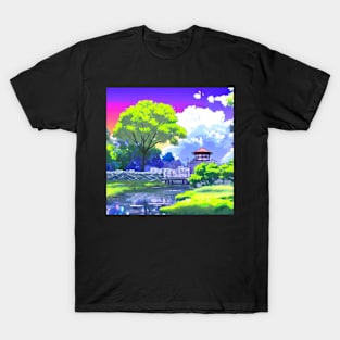 Anime Style Landscape T-Shirt